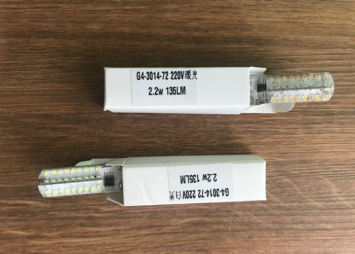 No Flicker G9 Base Led Bulb , Silicone Energy Saving Light Bulbs 3000k