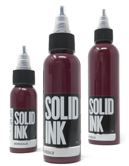 Bordeaux Solid Ink Tattoo Ink 60ML 120ML FDA Approved