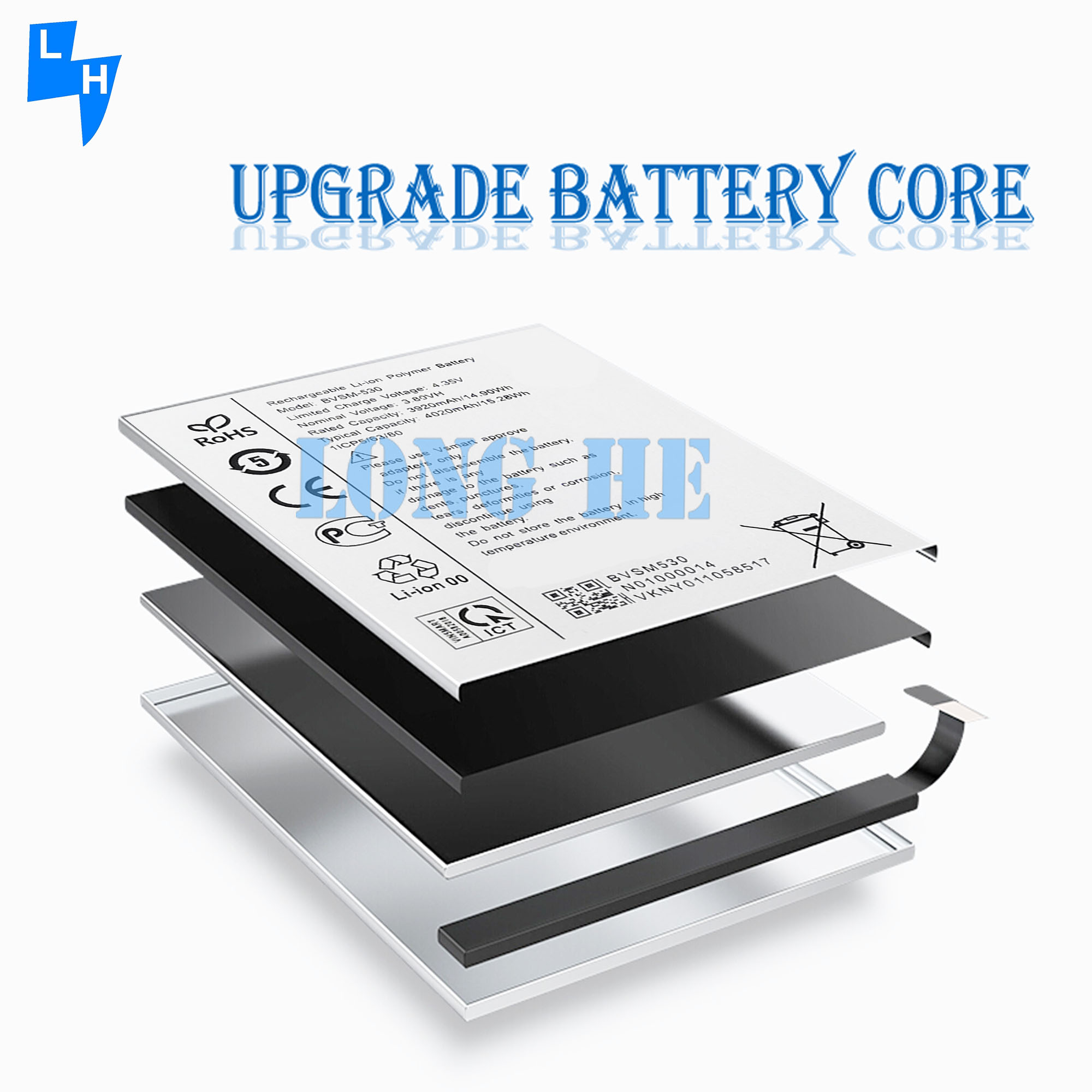OEM BVSM-530 4020mAh 3.8V Mobile Phone Battery Rechargeable Batteries for Vsmart active 3