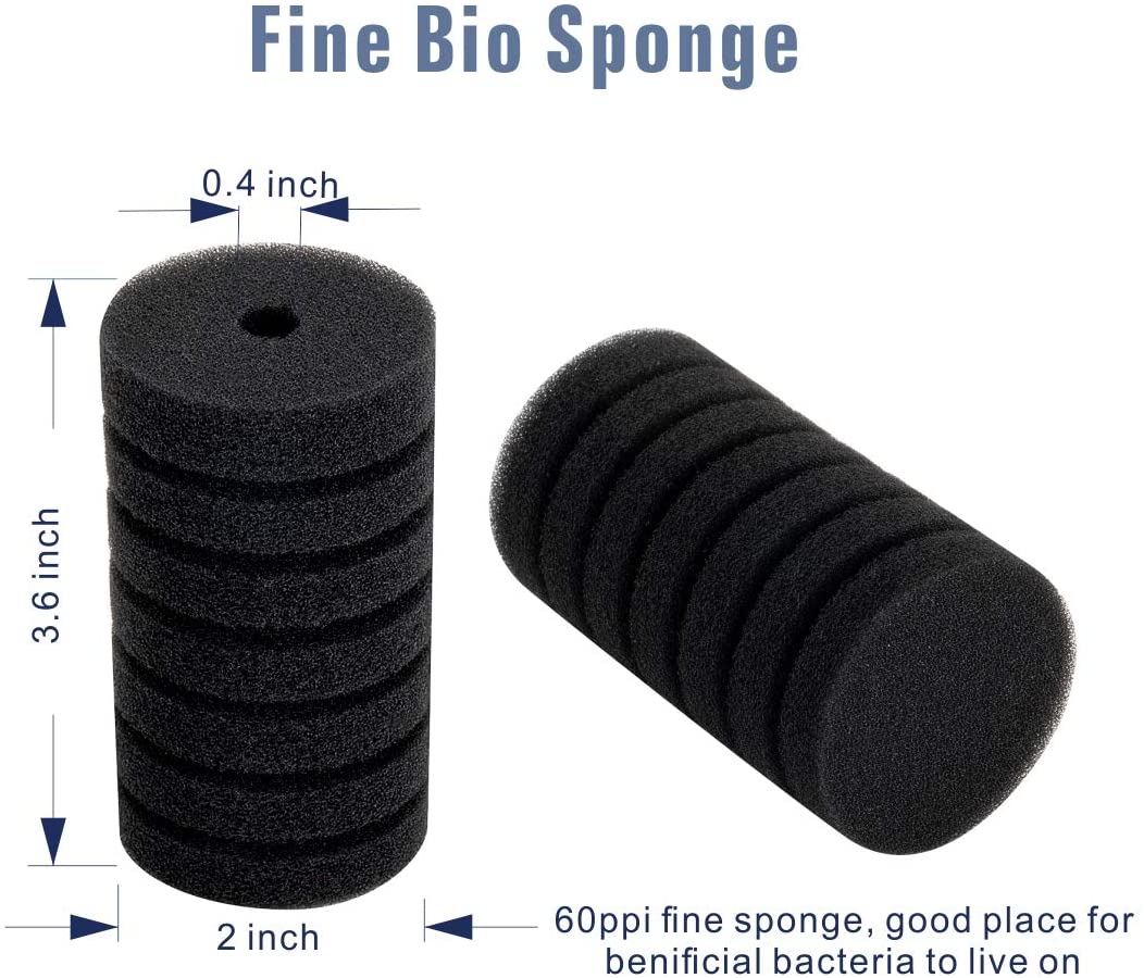 15 Gallon Round Sponge Filter For Aquarium