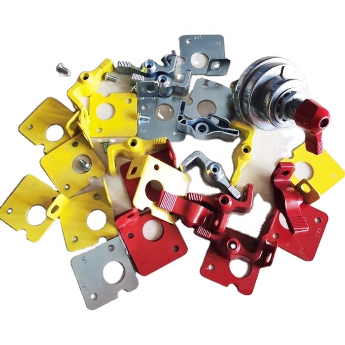 Universal Purpose Steel Isolator Lockout Lever Kit for Master Disconnect Switches and Improved Replacement