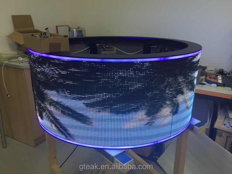 shenzhen manufacture make your own led display customized flexible advertising screen