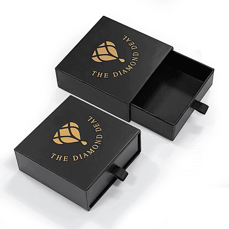 Small Slide Drawer Box Packaging Sliding Drawer Paper Jewelry Gift Box for Packing Items