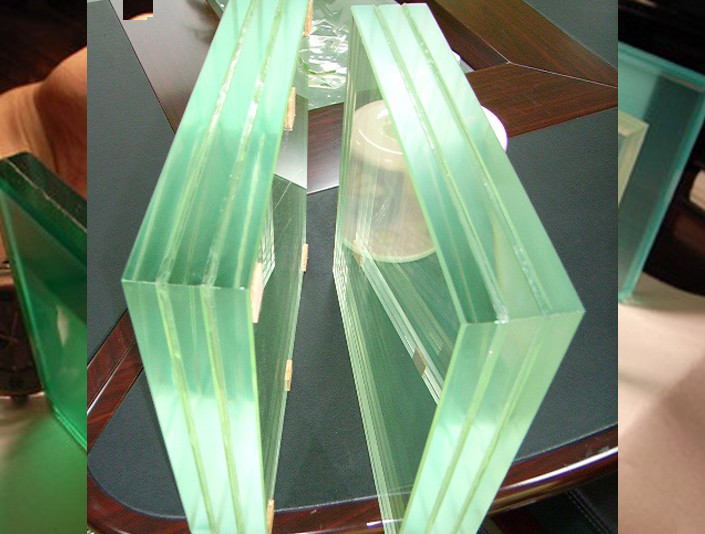 Custom Safety Toughened Laminated Tempered Glass PVB Interlayer Film Polished Edge