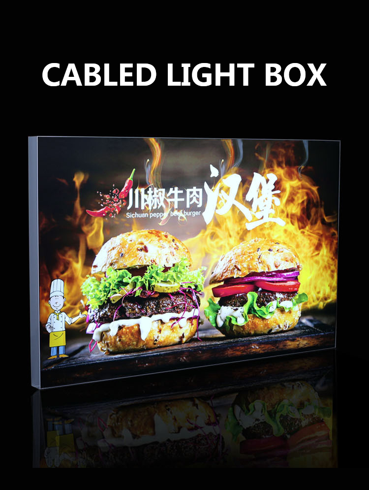 Aluminum Outdoor Frame Textile LED Lighting Box Fabric Frameless Advertising Display LED Backlit Light Box