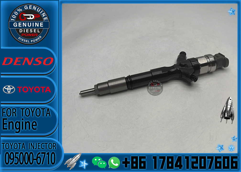 New Common Rail Injector 23670-39265 095000-6710 095000-7010 for 1KD 2KD Diesel Nozzle High Quality