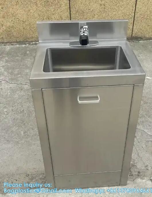 High Quality Stainless Steel Type Single Hand Wash Basin Cabinet For Operation Room