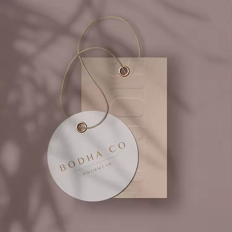 Black Embossed Clothing Labels Eco Friendly Luxury Printed Custom Label Tags For Clothing