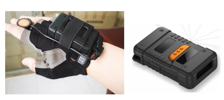 Handheld BT Inventory Reader with Wireless Mitten Scanners and IP54 Grade Protection