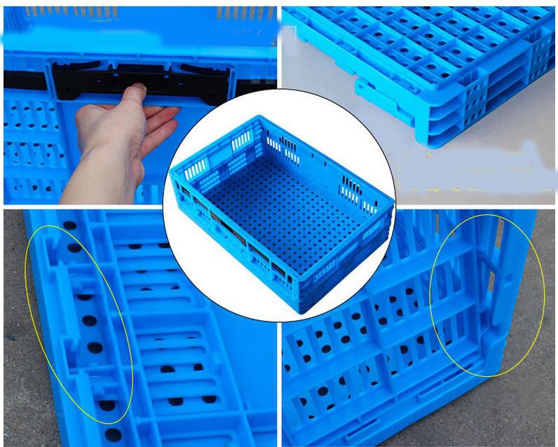 bestselling quality turnover folding boxes / crates for agriculture