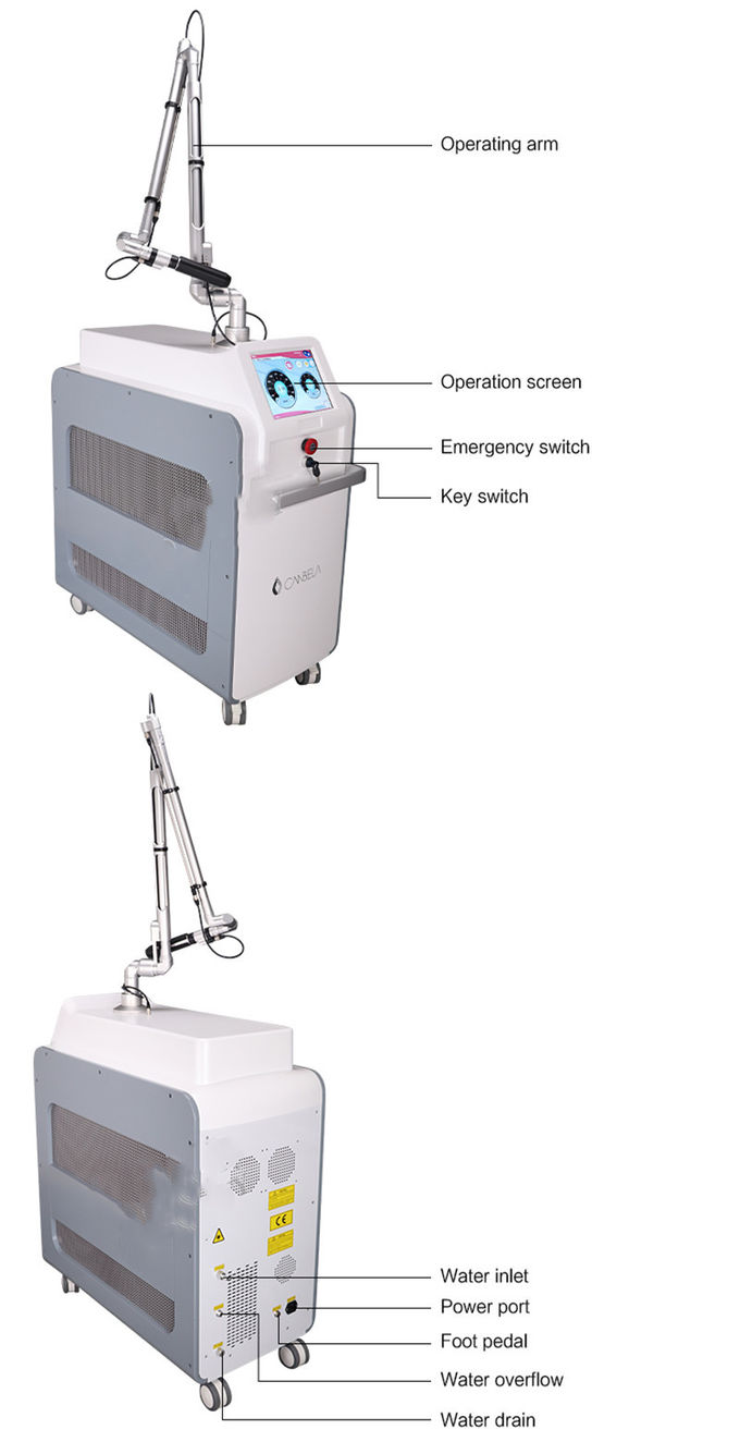 Nd Yag Laser Tattoo Removal Picosecond Machine 2000mj OEM