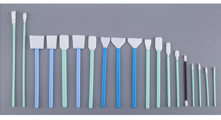 Big Round Head Foam Cleaning Swabs Low Nonvolatile Residue SGS Approved
