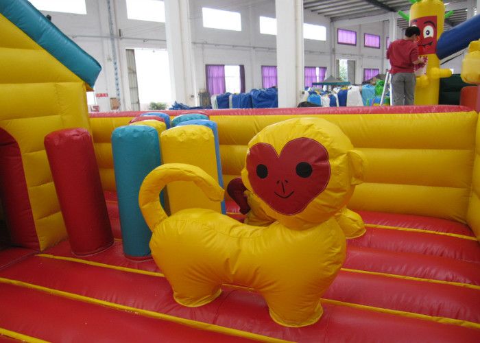 Cute Animal Inflatable Kids Bounce House PVC inflatable house use bouncy Elephant Dog Animals Inflatable Fun House