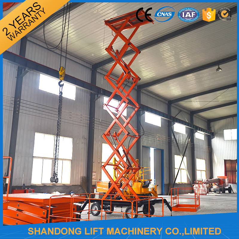 300kgs 6m Hydraulic Aerial Work Mobile Platform Lift for Street Light Maintenance