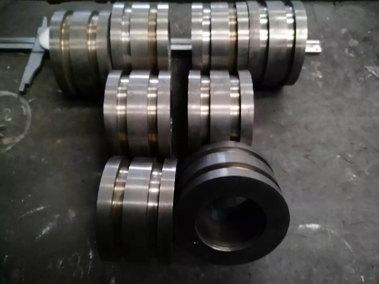 Tungsten Carbide Mechanical Seal Ring / Flat Tungsten Ring Dimensions Customized