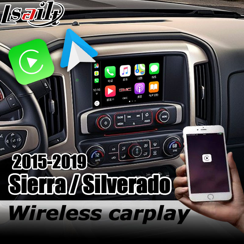 Carplay interface for GMC Sierra android auto youtube play video interaface by Lsailt Navihome