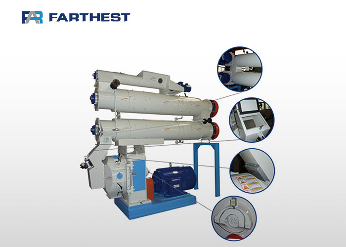 Fish Feed Ring Die Pellet Making Machine Easy to Operate