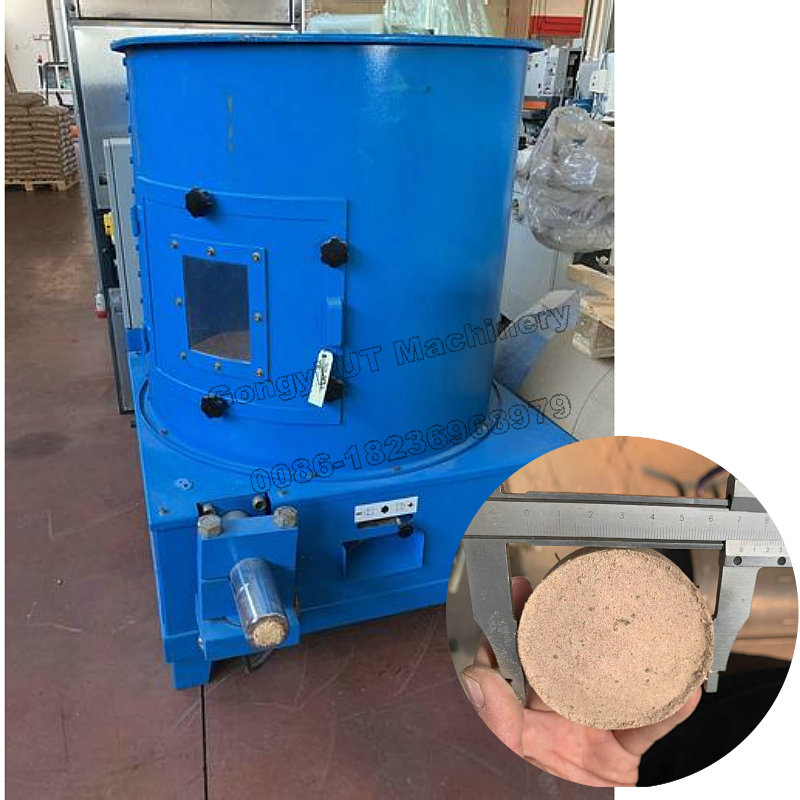 UT Machinery NO Binder Mechanical Biomass Wood Sawdust Extruder for Round Briquettes