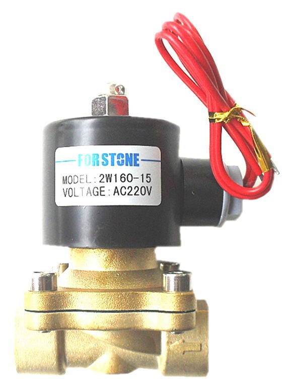 Viton 3/4 Inch Gas Water Brass Solenoid Valve High Temperature Resistance