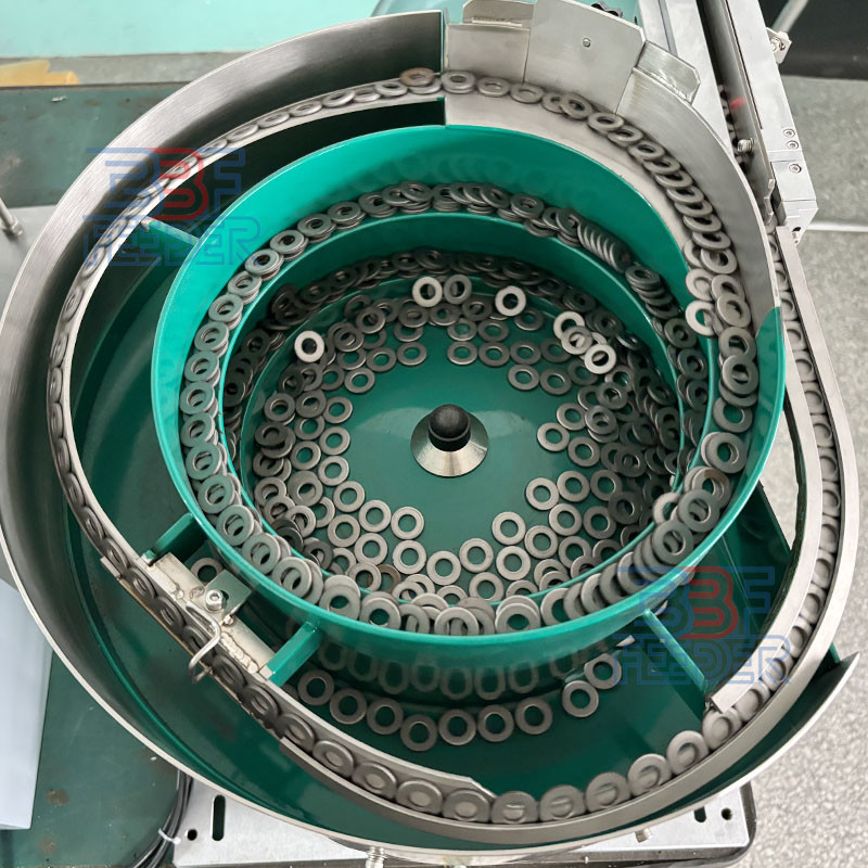 Customized Vibratory Feeding Plate PU Coating Metal Gasket Washer Bowl Feeder