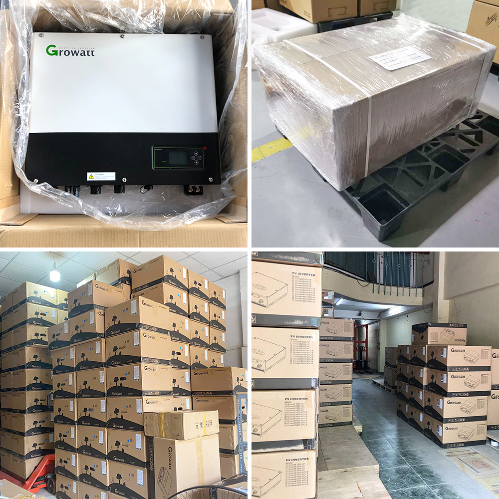 Growatt SPH3000-6000 5kw 8000w Hybrid Solar Inverter For Solar Power System