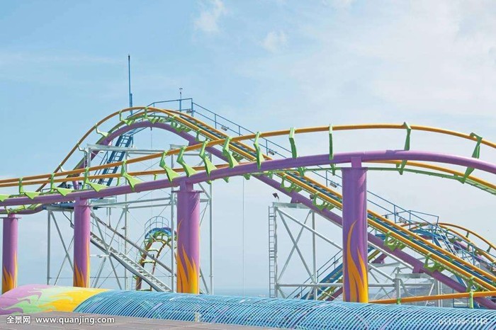 Customized Roller Coaster Thrill Rides , Steel Frame Kiddie Loop Roller Coaster