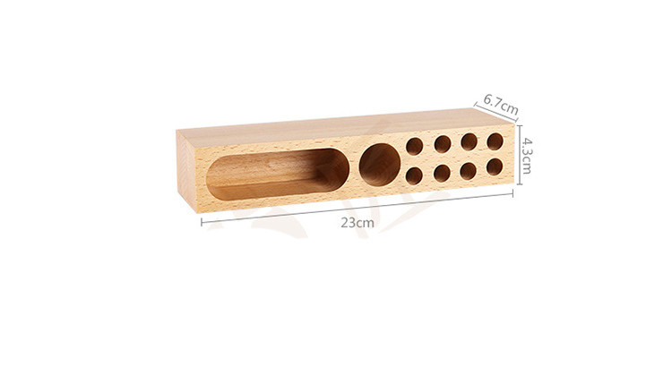 Carbonized bamboo phone stand with a Pen holder for iphoneX 6splus for samsung S6 EDGE