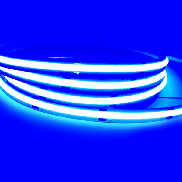 384LED 5M Reel 24V Superior Flexible COB LED Strip Blue Color