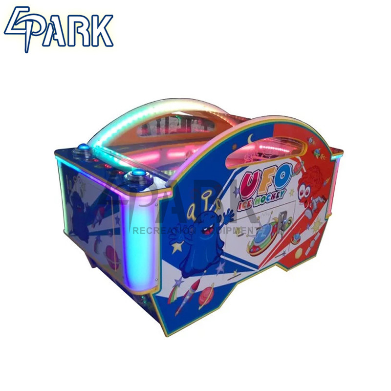 Ufo Ice Hockey Table Video Arcade Game Machines For Shopping Center