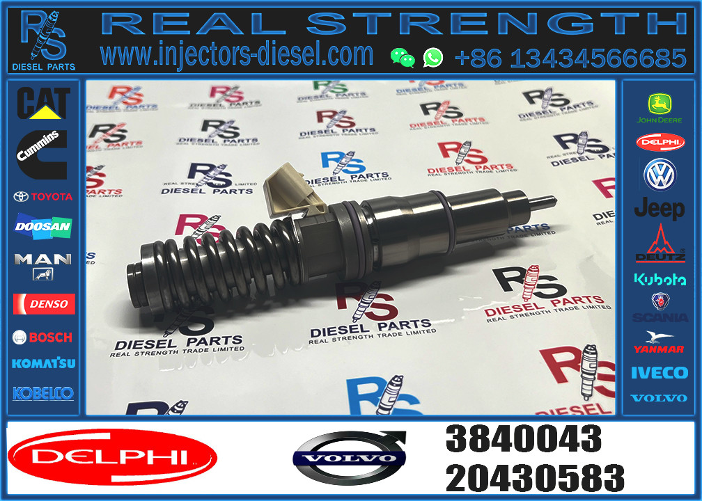 Diesel Inyector Common Rail Injector Fuel Electronic Unit Injector Bebe4c06001 3840043 22027807 3587147 For Volvo Truck