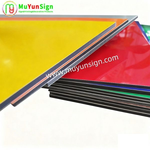 Wall Decorations ACP Aluminum Cladding Panels 3/4Mm Thickness