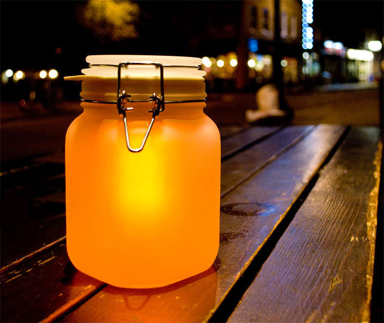 solar light jar, sunjar, night light,color light,