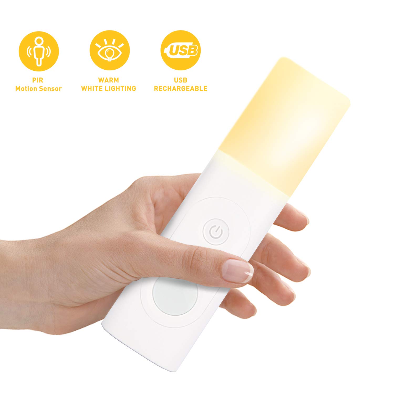 1200mAh Motion Sensor Bedside Lamp , 9PCS Led Portable Motion Sensor Light Auto ON Off
