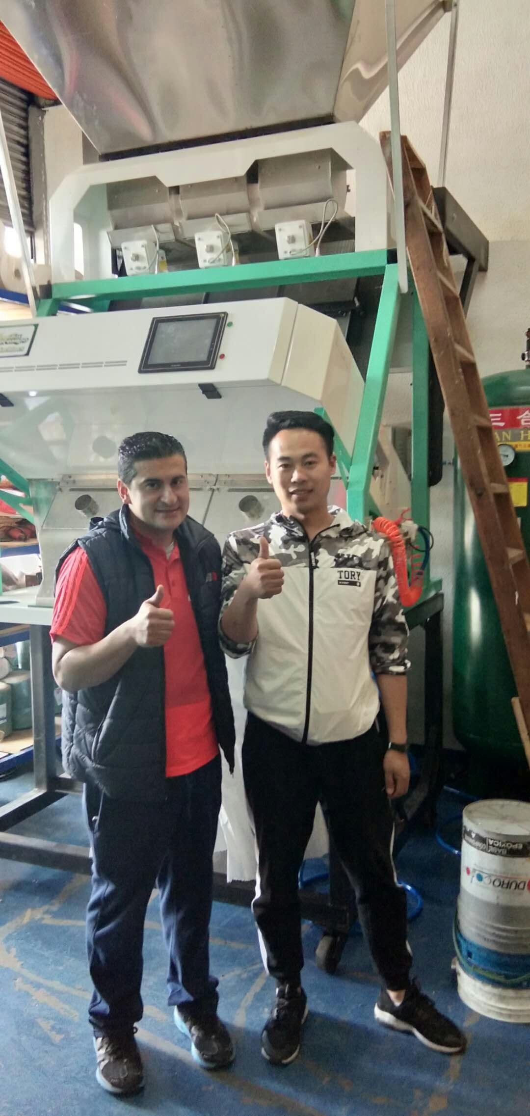 Toshiba CCD sensor Beans Color Sorter , Lentils Millet Sorting Machine