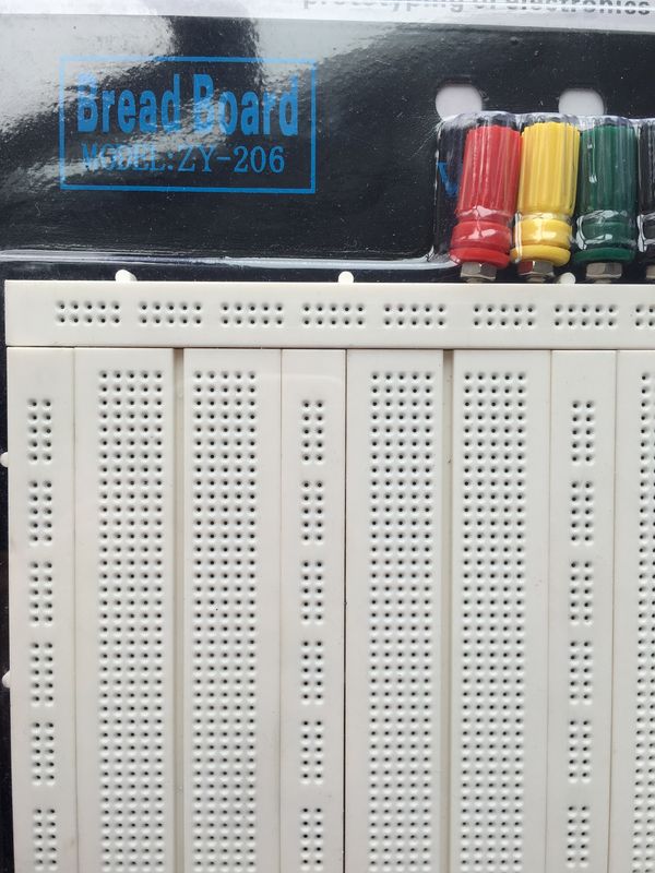 Solder 4 Binding Posts Round Hole Breadboard Aluminum Backing