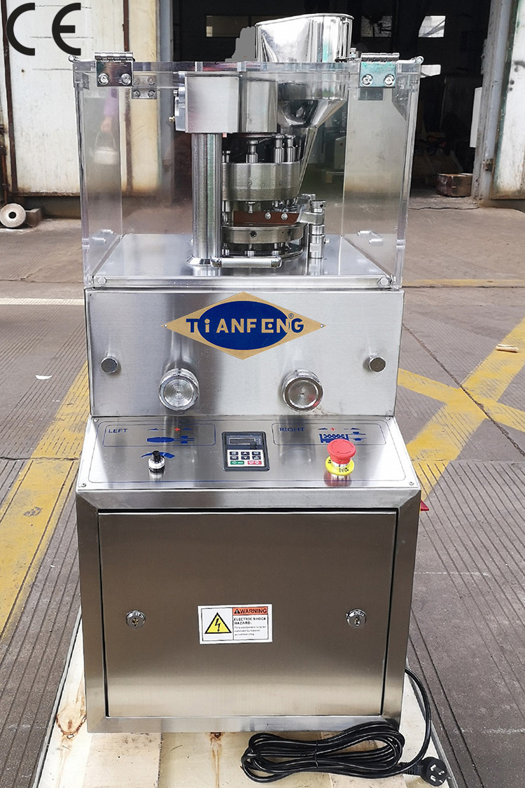 ZP5A ZP7A ZP9A 40 KN 12mm Effervescent Milk Salt Tablet Press Machine