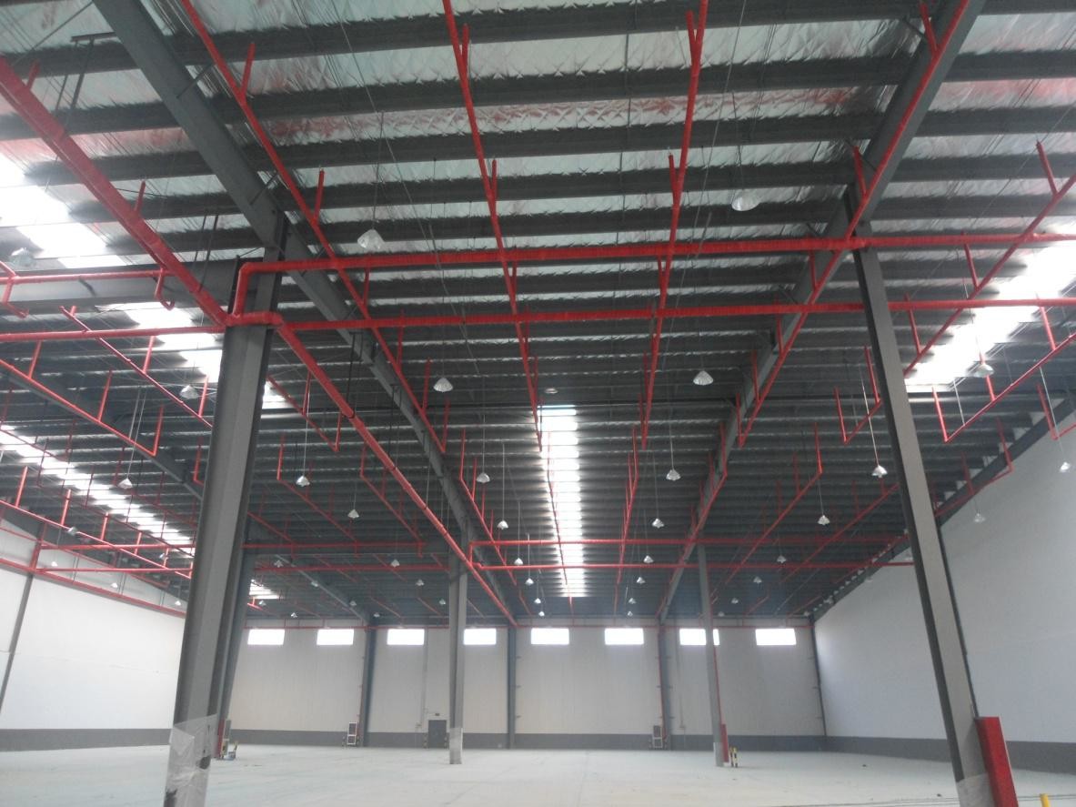 Prefab Steel Hangar Buildings Galvanized Prefabricated Steel Construction Warehouse