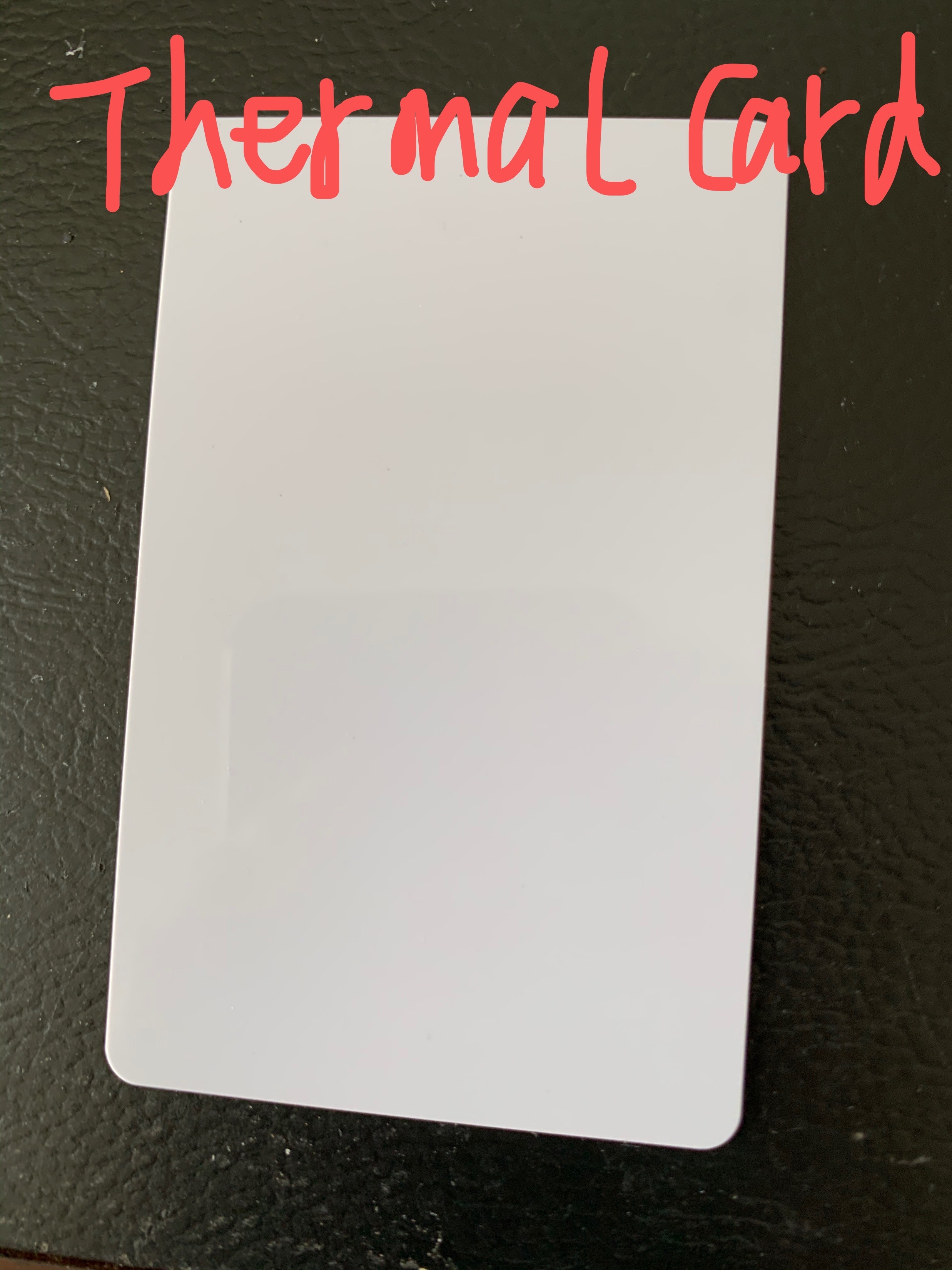 PLASTIC WHITE BLANK THERMAL PRINTING PVC ID CARD with coated film FOR Zebra/Evolis/Fargo/Thermal Printer from China