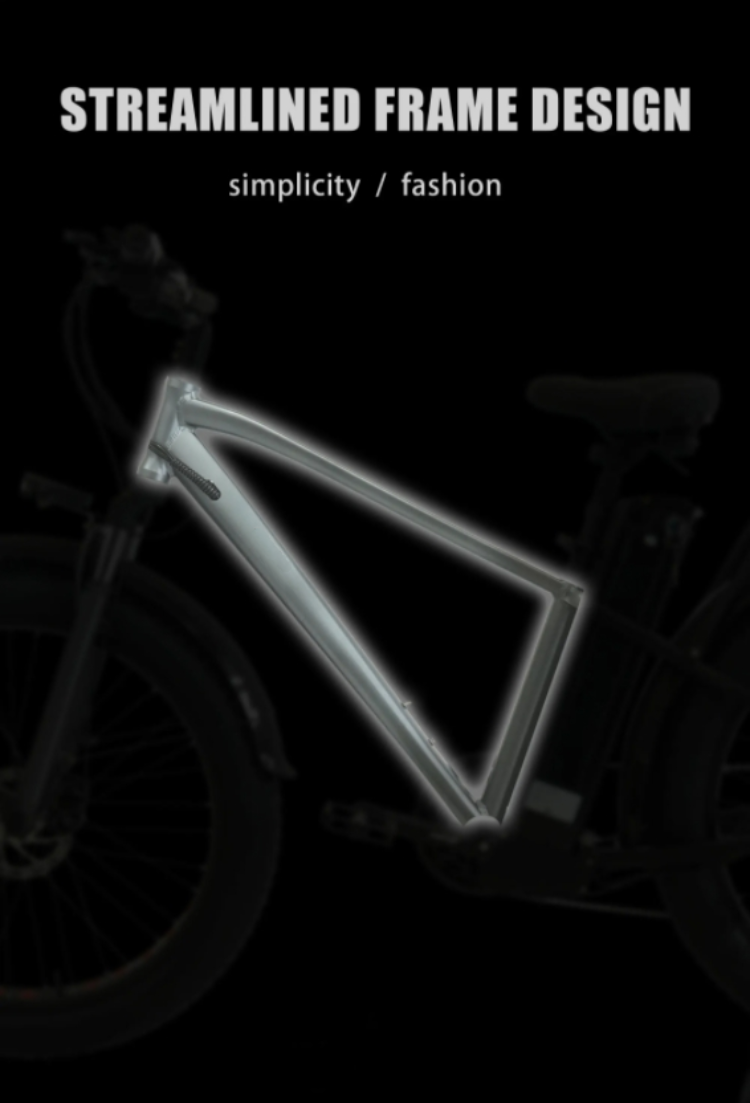48V 17Ah 7 Speed Electric Fat Tire Bike 750W 26 Inch Electric Mountain Bike For Adults