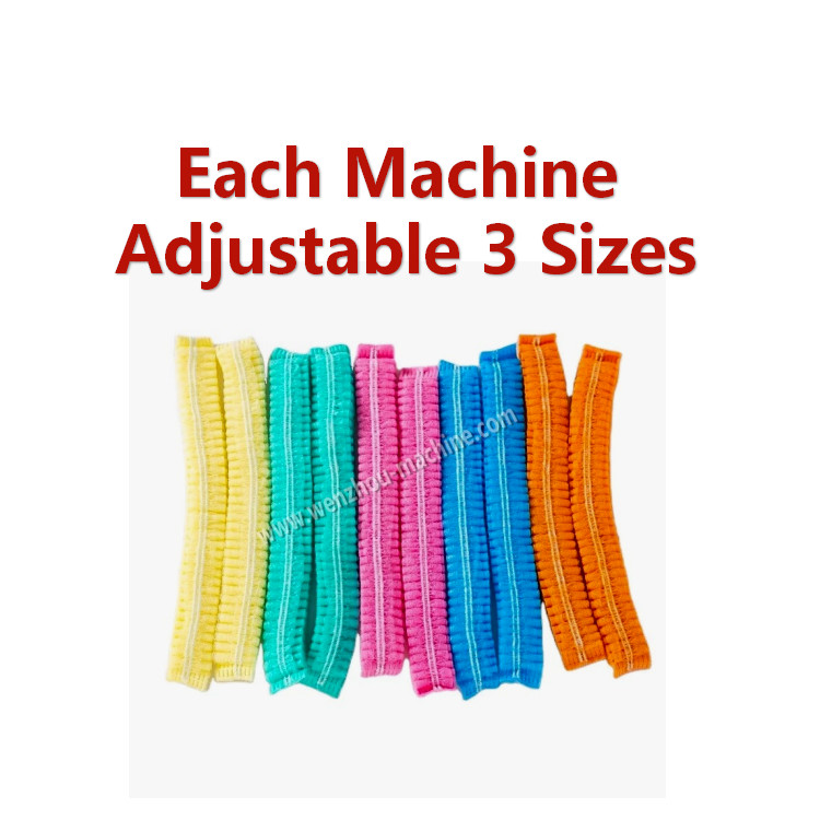 Fully Automatic High-Speed Disposable Non-Woven Bouffant Cap Making Machine