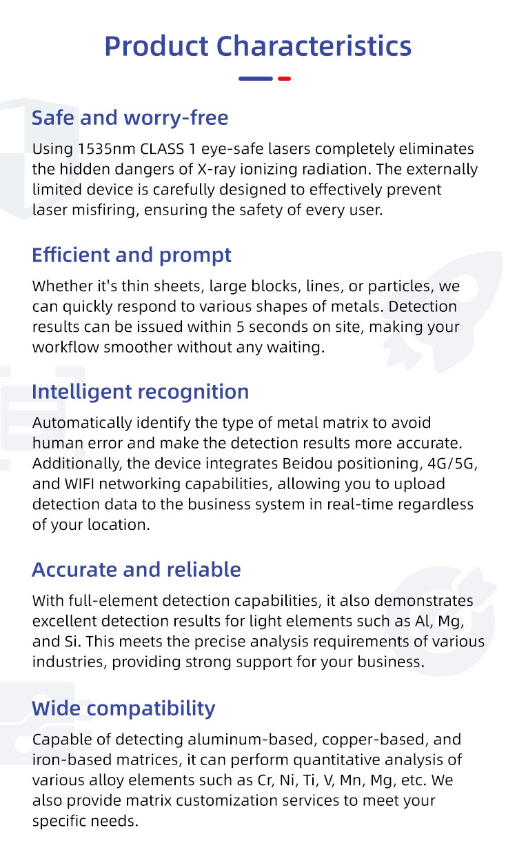Iron based alloy elements detetion with JINSP Handheld LIBS Analyzer