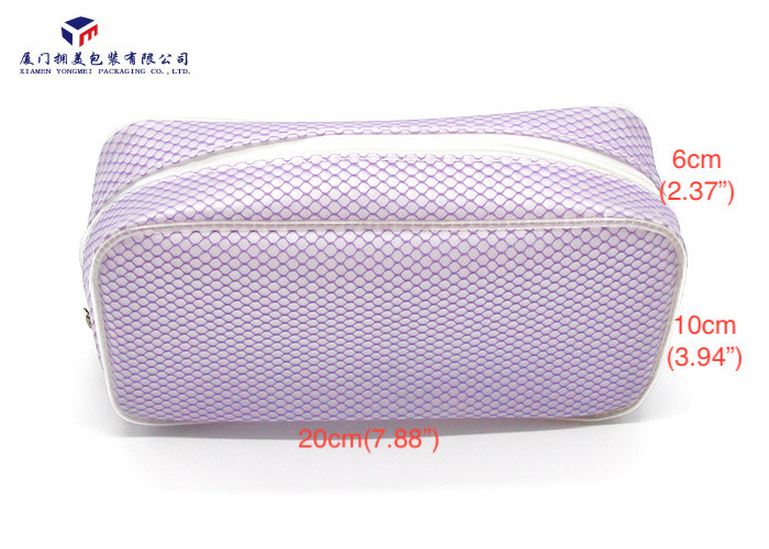 Elegant Design Women Makeup Bag Promotional Soft PVC Bags Size 20cmX6cmX10cm