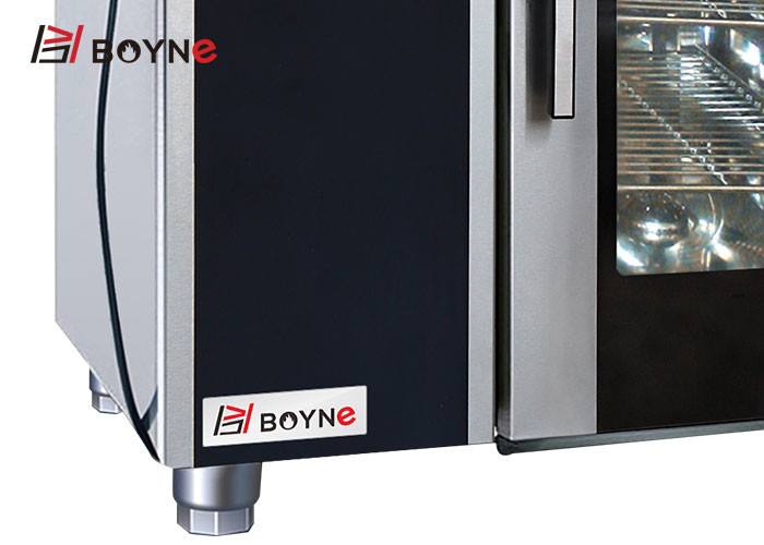 Commercial Kitchen Cooking Equipment Stainless Steel Elctric LCD version Combi Oven With Injection