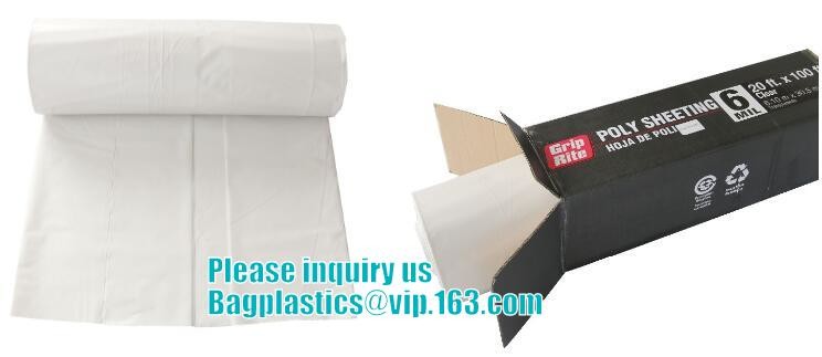 PE packing bag for Asbestos fibers, large size thicker LDPE asbestos remove bags, Large Asbestos Waste Removal Bags, pac