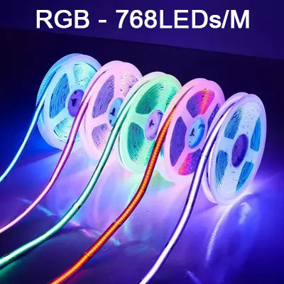 Full Color RGBW LED COB Strip Light 24V 720LEDs/M For Decoration