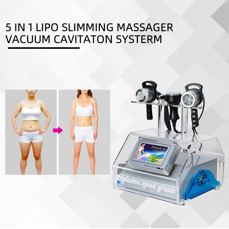 5 In 1 Vacuum Ultrasonic Cavitation Radio Frequency Machine Face Lift Lipo Laser Device