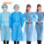 100% non woven gown, Cotton Surgical Gown Washable Reusable Gown With Long Sleeve Elastic Cuff Unisex Cotton OEM Style