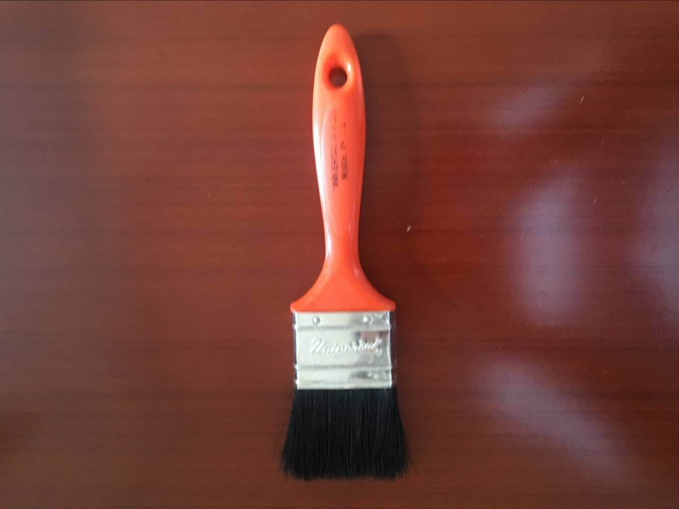 Natural Wood Handle Synthetic Filament Paint Brush For Painting