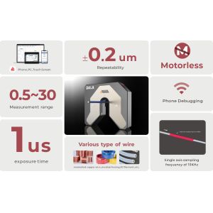 2 Axis Diameter Controller High Precision Laser Measuring Device