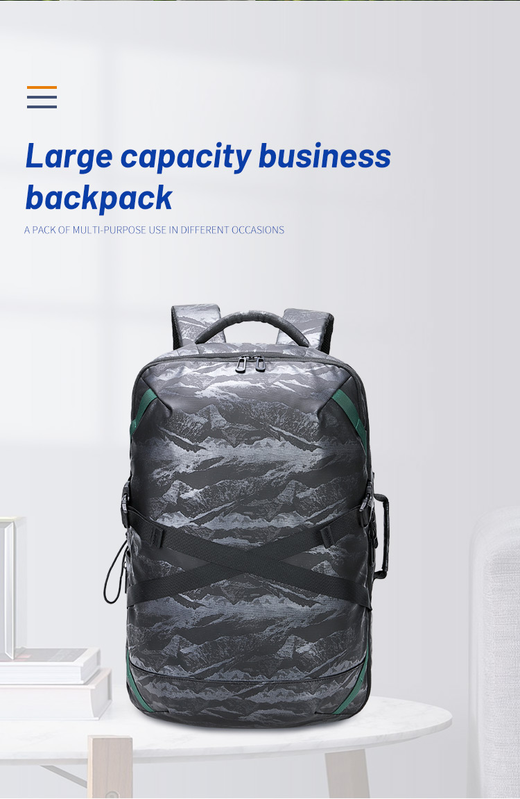 OEM ODM Anti Theft Laptop Backpack 1.3KG Travel Fashion Backpack Motion Detection